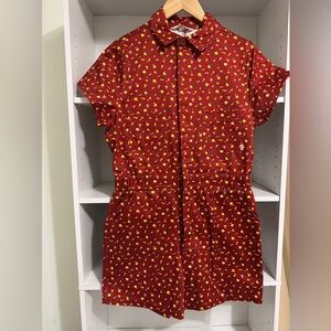 Rolla's Alpine Floral Hamptons Romper Size Medium NWOT